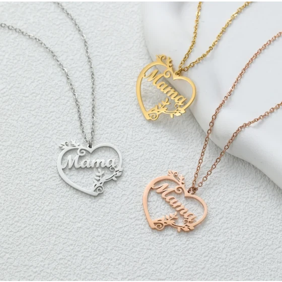 Sculpted Heart Necklace