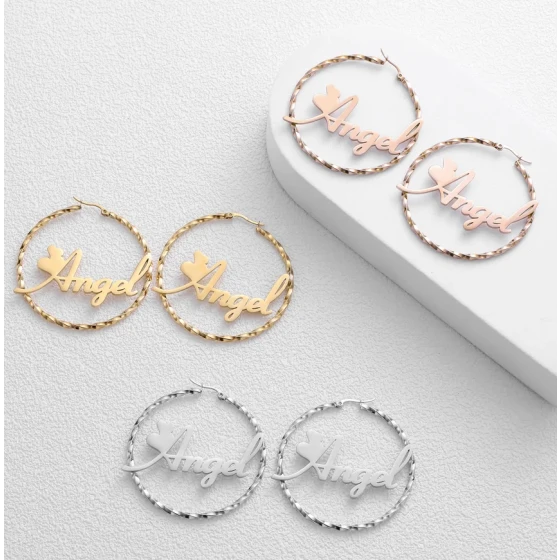 Twisted Hoop Earrings