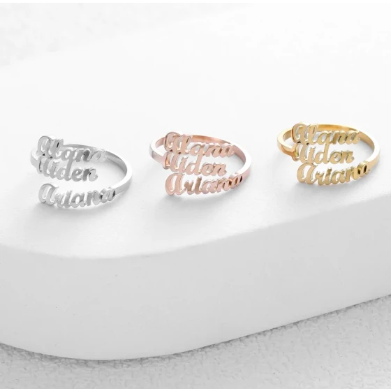 Three-Name Ring