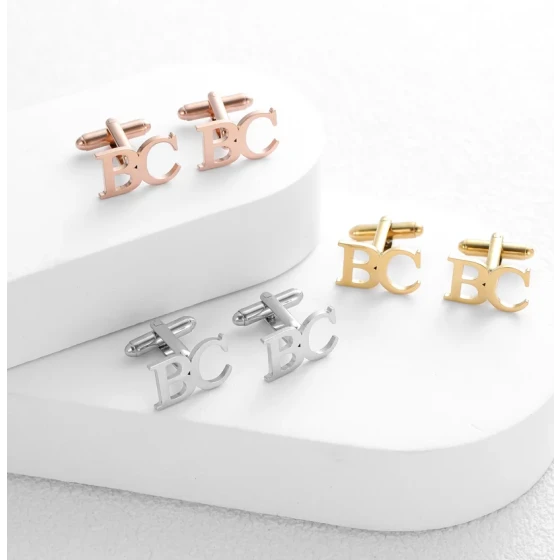 Joined Initial Cufflinks