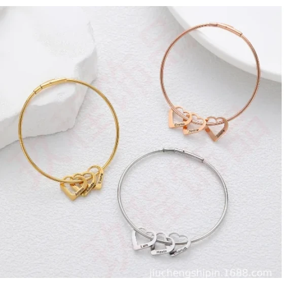 Heart Bangle — Style 2